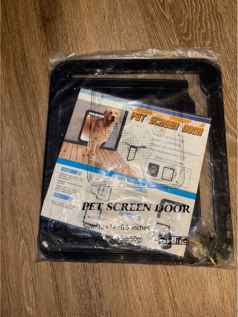 Namsan Pet Screen Door 12x14 Magnetic Dog Cat Flap D173